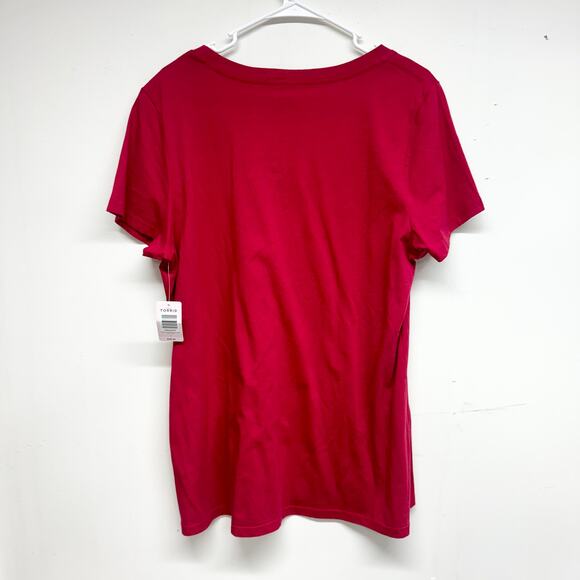 Torrid Women Red "No Selfie Control" Short Sleeve T Shirt 1/1X NWT - Picture 4 of 4